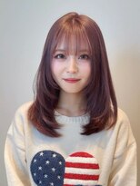 エラン トウキョウ 学芸大学店(elan tokyo) 透明感ラベンダーグレージュ/レイヤーカット/ハッシュカット