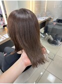 [aika]ブリーチなしWカラーで作るヘーゼルベージュ