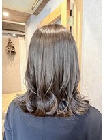 シーインフィニート 清澄白河 現代美術館MOT前店(C∞)&nbsp;外ハネミディアム/アッシュグレージュ/インディゴアッシュ