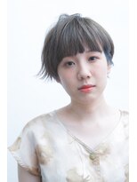 サイドバーンズ(side-burns)&nbsp;マッシュ×インナーカラー