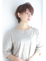 クラン 岡本(Chlan) 大人かわいいココアブラウン★ナチュラルショートヘア