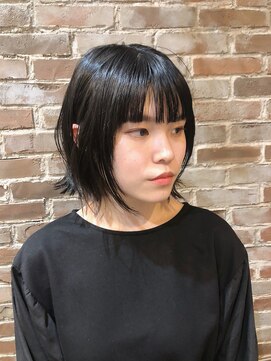 ボスコ 下北沢店(bosco) ダークカラーボブ　≪saya≫
