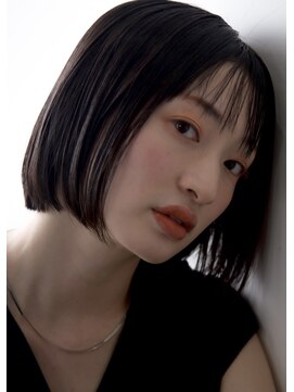 ヘアメイク エイト キリシマ(hair make No.8 kirishima) 黒髪ボブ×黒髪アッシュ・instagram @no8_doc_shinichi