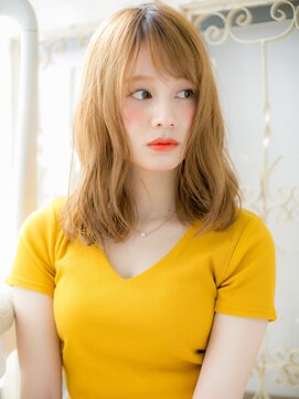 モッズ ヘア 福岡姪浜店(mod's hair) *mod's姪浜*…ヘルシーブロンド大人かわいい鎖骨ミディアムe