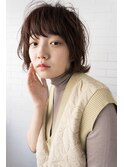 Sungoose カーキグレージュ大人かわいいフェザーバング