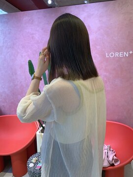 ローレンジウ(LOREN JU) 【髪質改善】シアグレージュカラー