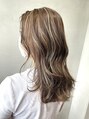 ラフィスヘアードープ 新宿店(La fith hair dope)&nbsp;ハイライトカラー。巻いてもストレートでもかわいいです☆