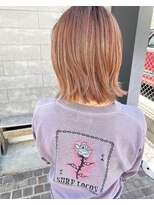 エミイ 鎌倉(eMii.)&nbsp;シャドールーツ×ミディアム×ピンクベージュ【鎌倉駅eMii.】