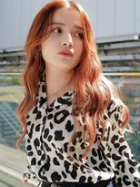 アレンヘアー 帯広店(ALLEN hair)&nbsp;ピンクオレンジ/デジタルパーマ/艶髪ロングレイヤー