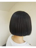 ミニボブ×黒髪/10代20代