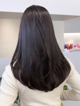 ジルブラン(JIL BLAN) ハイライトバレイヤージュダブルカラー20代30代40代グレージュ