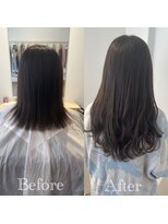 アンス 大阪梅田(ANs.)&nbsp;20代 30代 40代 エクステ 大人可愛い 小顔 ショコラアッシュ