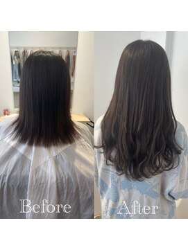 アンス 大阪梅田(ANs.) 20代 30代 40代 エクステ 大人可愛い 小顔 ショコラアッシュ