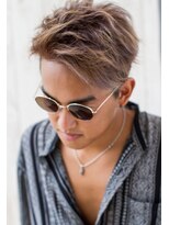 アメラボ 平針店(AmeLab)&nbsp;【ツーブロック】刈り上げ　ハイトーン　ダブルカラー　ショート