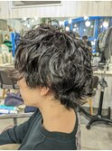 マッシュウルフ、マッシュパーマ　メンズ/浅草/浅草駅