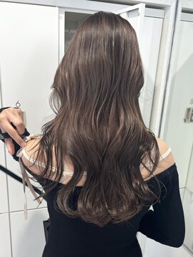 ラルムバイシー 新宿(LARME by Sea) ブリーチなしマロンベージュ×韓国ヘア(新宿/レイヤー/顔周り)