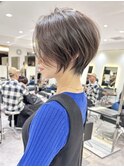 30代/40代/50代/前下がりショートボブ×透明感カラー【NAYUMI】