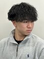 デフ カッヅ(DEF CUTZ) マッシュスタイルに強めのツイストスパイラルパーマをON