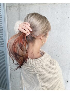 ガルボ ヘアー(garbo hair) ハイトーンデザインカラーエクステ10代20代