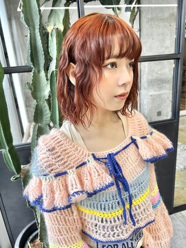 ユニオンリット(Union lit) Union【パーマ×オレンジブラウン】