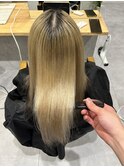 ブリーチ履歴4回の方にも酸性ストレート