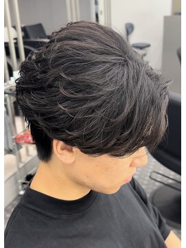 メンズフィール 東梅田店(MENS FEEL) 【標準】フェザーパーマ MENSFEEL東梅田店