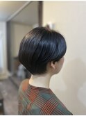 黒髪ハンサムショート