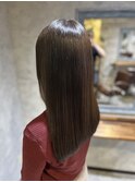 癖毛を活かすベージュブラウンM3Dカラー【髪質改善/新宿】