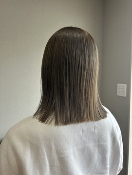 ディーバ 京橋店(diva) 大人ハイトーンカラー×オリーブベージュ