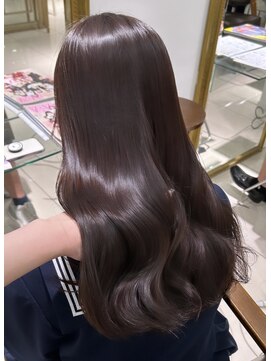 アマトウキョウ アユンチェ(AMA TOKYO×AYUNCHE) ラベンダーグレージュ  ダークラベンダー  透明感カラー