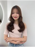 上品可愛い◇韓国くびれヘアチョコレートブラウン