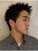 京都メンズベリーショート刈り上げフェードツーブロック50代