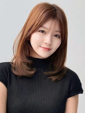 ナイロン 会津若松店(NYLON.) 《NYLON.》くびレイヤーボブルフネビージュ小顔ワンレン