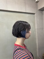 ファビ 渋谷(Fab) くびれヘア/暗めカラー/アプリコットオレンジ/縮毛矯正