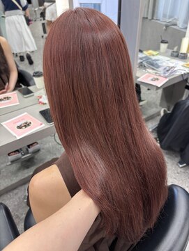 ボタン ハカタ(VOTAN hakata) ピンクブラウン/レイヤーカット/秋カラー