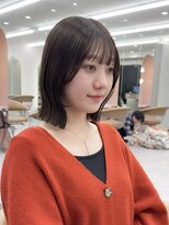 ロンドリゼル 札幌(Lond RiseL)&nbsp;◯ オリーブグレー/韓国/レイヤーカット/髪質改善/縮毛矯正/札幌