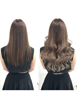 リゼル シブヤ(RISEL SHIBUYA) シールエクステ×ハイライトグラデーション！