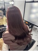 フェミニンピンク/札幌韓国ヘア/モテヘア