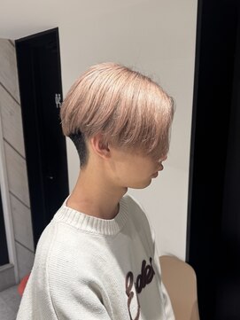 ブレスシイ 大阪梅田(brace SII) 【fuka】ホワイトベージュ/リタッチカラー/メンズハイトーン