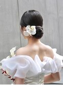 【RIENS】ヘアセット×馬越麗奈『ウェディングヘア』