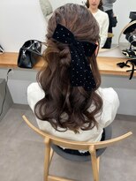 ウブ(ubu)&nbsp;カチモリハーフアップ♪お呼ばれ/イベント/お出かけ/同窓会