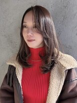 プライベートサロン キッテ(private salon kitte.)&nbsp;レイヤーで抜け感あるミディアムスタイル