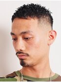 クラウドマッシュテクノセミウェットワイルドツーブロック