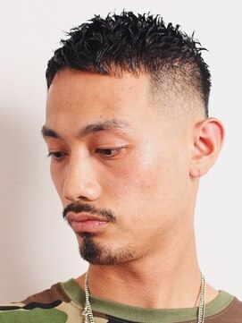 メリケンバーバーショップ トーキョー(MERICAN BARBERSHOP TYO) クラウドマッシュテクノセミウェットワイルドツーブロック