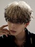 初回20%OFF men'sカット＋ダブルカラー（ブリーチ）￥18920～　原宿