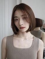 ヌヌ 渋谷 原宿 明治神宮前(nunu) レイヤーカットウルフカットボブグレージュオリーブべージュ