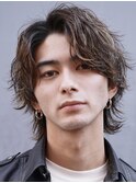 銀座シャドウパーマニュアンスパーマツーブロックメンズパーマ &nbsp;