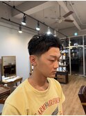 スパイキーショート　テーパーフェード
