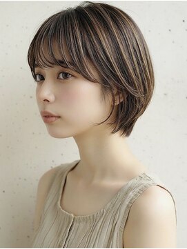 ウィールール 札幌店(WE RULE) 20代30代/艶髪メテオカラー/丸みショート