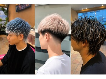 イネス(Ines)の写真/北近畿1メンズカット、パーマ、ブリーチが得意な店！他店では真似出来ないINESだけのメンズスタイルを！